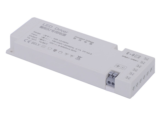 conductor 60W de 5A 12V Constant Voltage LED para la luz de la cinta del canal del LED