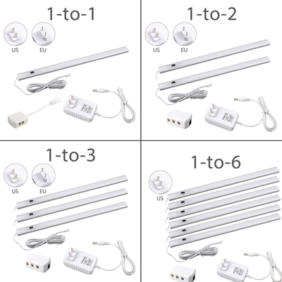 LED montado debajo del armario de cocina que enciende el sensor de la onda de la mano 12V para el pasillo